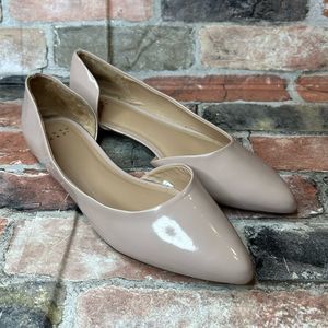 Size 10 Beige Pointed Toe A New Day Flats